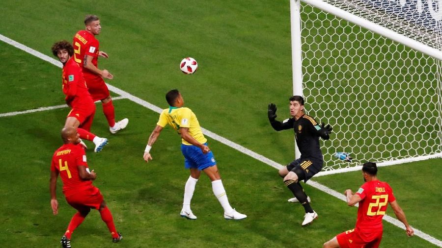 Kesempatan Brasil untuk melaju ke babak semifinal Piala Dunia 2018 pupus.