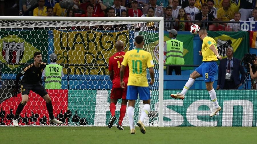 Kesempatan Brasil untuk melaju ke babak semifinal Piala Dunia 2018 pupus.