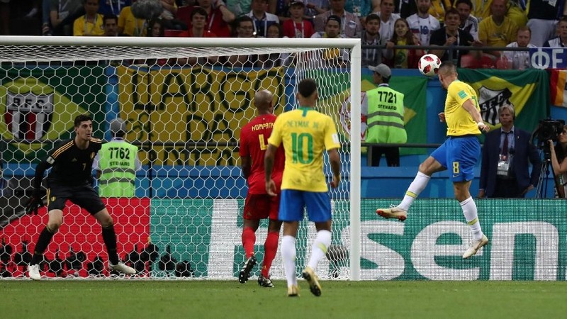 Kesempatan Brasil untuk melaju ke babak semifinal Piala Dunia 2018 pupus.