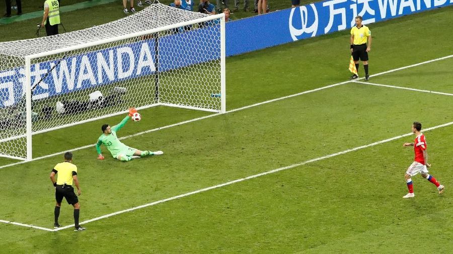 Kroasia melaju ke semifinal Piala Dunia 2018 usai menumbangkan Rusia.