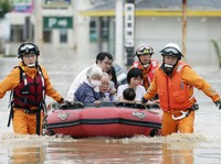 Korban Banjir Jepang Bertambah