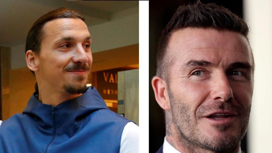 Saling tantang antara dua pemain bintang yang pernah menghuni kedua tim nasional, Zlatan Ibrahimovic dari kubu Swedia dan David Beckham dari Inggris.