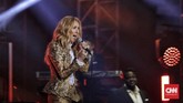 Namun kerutan dan usia tak berarti kemampuan Celine Dion memudar, justru vokalnya yang kuat dan pitch nada tinggi masih bisa dilahapnya seperti masih muda dahulu. (CNN Indonesia/Adhi Wicaksono)