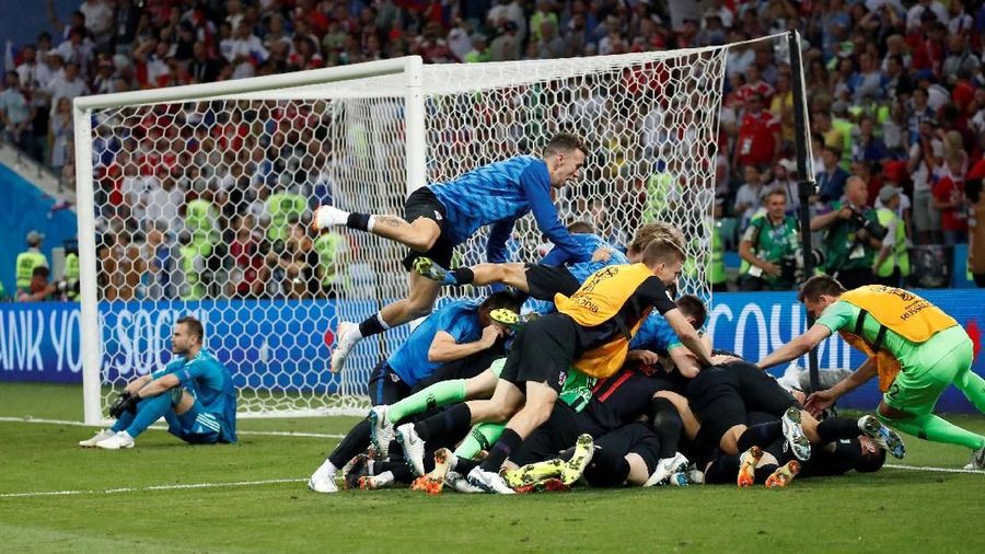Kroasia melaju ke semifinal Piala Dunia 2018 usai menumbangkan Rusia.