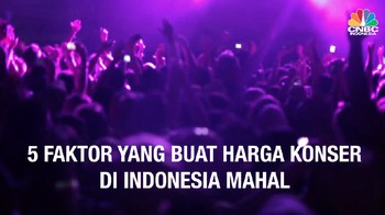 VIDEO: 5 Faktor yang Buat Harga Konser di Indonesia Mahal