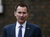 Jeremy Hunt Jadi Menlu Inggris, Gantikan Boris Johnson 