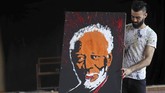 Karya terlama Albert Magdy disebut hanya sekitar enam menit. (REUTERS/Mohamed Abd El Ghany)