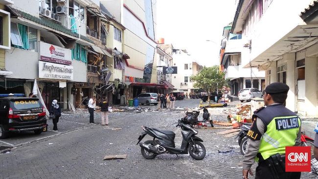 Saksi Rasakan Getaran Ledakan Tabung Gas Hingga 50 Meter
