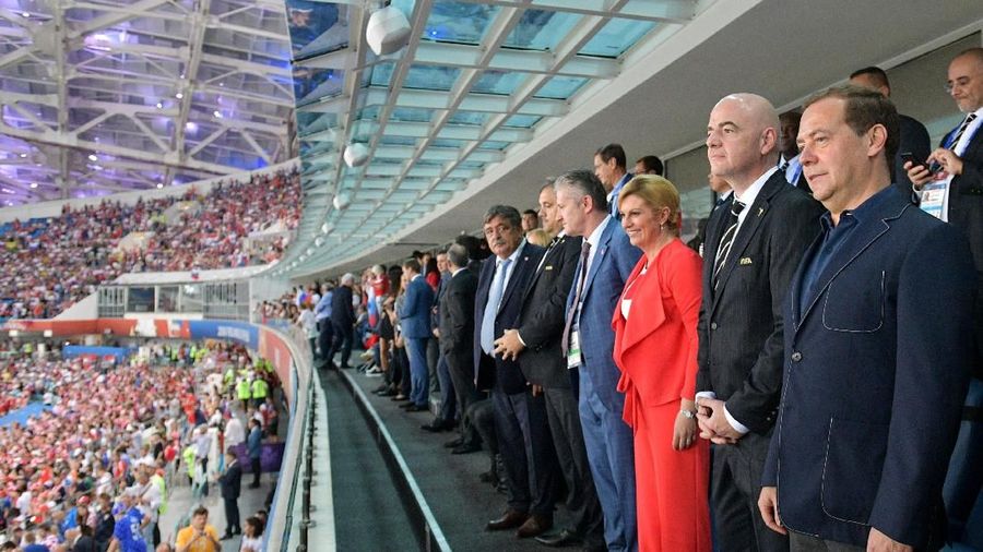Kolinda tetap melajutkan tugas penting saat timnas Kroasia melawan Inggris.