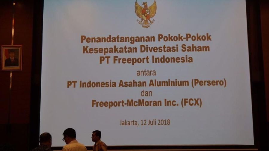 Kesepakatan Diteken, Nilai Akuisisi Freeport Rp 53 T Pemerintah RI meneken kesepakatan dengan Freeport McMoran untuk mengakuisisi 51% saham di PT Freeport Indonesia