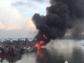 VIDEO: Kobaran Api Masih Terlihat di Pelabuhan Benoa