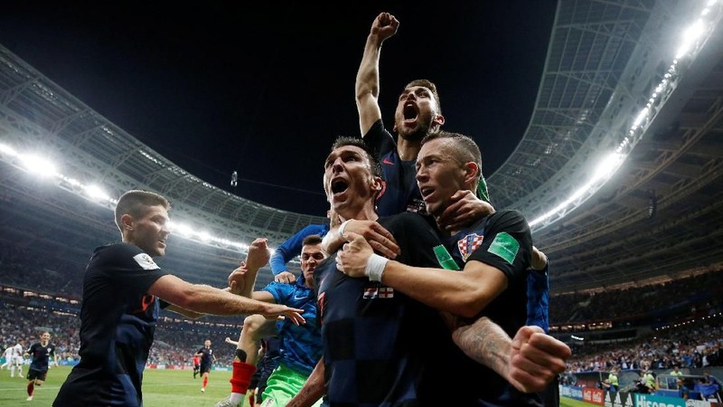 Kemenangan Kroasia versus Inggris menjadikan iim kuda hitam melaju ke Final Piala Dunia 2018.