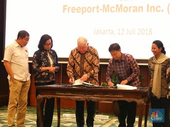Teken 3 Perjanjian Lagi, Freeport Sah Kembali ke RI