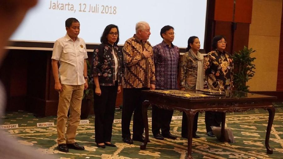 PT Freeport Indonesia mengklaim dengan disepakatinya Head of Agreement (HoA) hari ini bisa beri manfaat ke RI sebanyak Rp 840 triiliun.