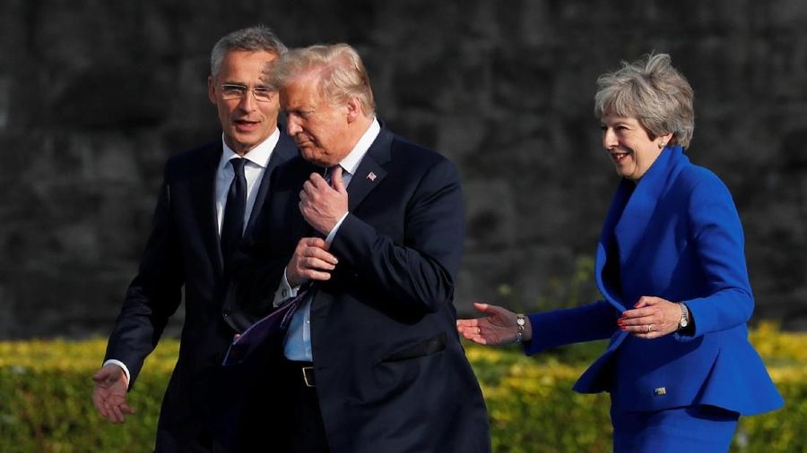 Trump Cibir Rencana Brexit PM Inggris