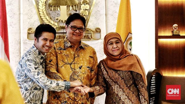 Khofifah dan Airlangga Bahas Dukungan untuk Jokowi di Jatim