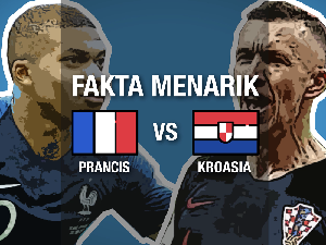Fakta Menarik Jelang Prancis vs Kroasia