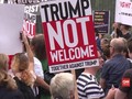 VIDEO: Unjuk Rasa yang Gaduh Sambut Trump di Inggris
