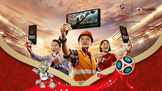 Modal Rp 10 Bisa Nonton Piala Dunia Pakai Telkomsel