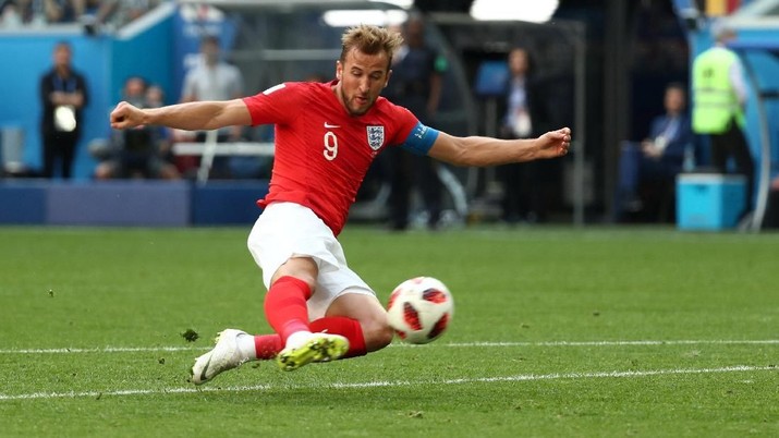 Harry Kane Soccer Football - World Cup - Third Place Play Off - Belgium v England - Saint Petersburg Stadium, Saint Petersburg, Russia - July 14, 2018 England's Harry Kane misses a chance to score REUTERS/Sergio Perez
