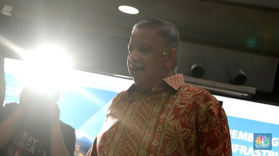 Sofyan Basir menjelaskan soal penggeledahan yang dilakukan KPK di kediamannya dan menjelaskan duduk perkara (CNBC Indonesia/Muhammad Sabki)