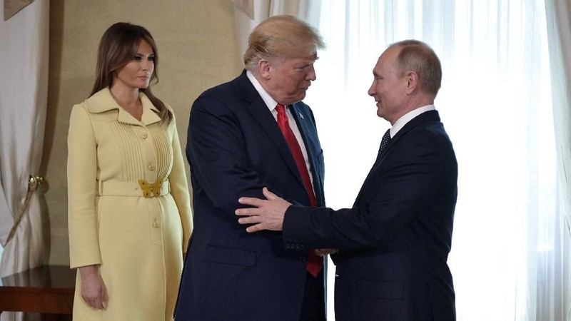 Trump menyebut pertemuannya dengan Putin telah memperbaiki hubungan kedua negara secara signifikan.