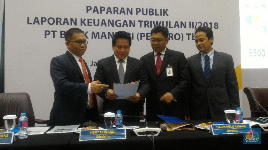 Laba Bank mandiri Semester I-2018 Rp 12,2 T, Naik 28,7%