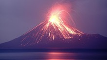 Anak Gunung Krakatau Meletus 576 Kali Sepanjang Hari