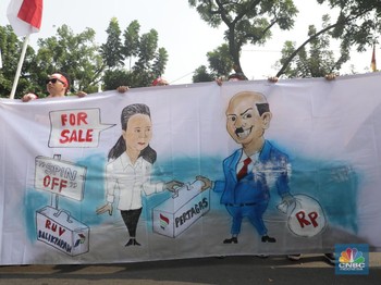 Demo Karyawan Pertamina Minta Rini Batalkan Surat Jual Aset