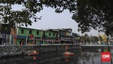 Gelaran Asian Games 2018 tak terasa tinggal sebulan lagi, DKI Jakarta sebagai salah satu penyelenggara masih sibuk bersolek. (CNN Indonesia/ Hesti Rika)