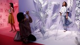 Karya-karya seni itu imajinatif dan berwarna-warni serta unik. (REUTERS/Kim Kyung-Hoon)