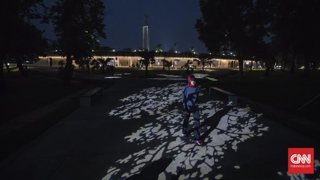 Foto Wajah Baru Taman Lapangan Banteng