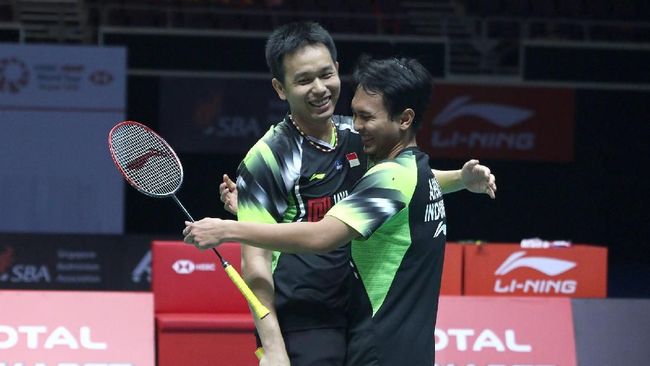 Ahsan/Hendra Kaget Menang 22 Menit di Indonesia Masters 2019