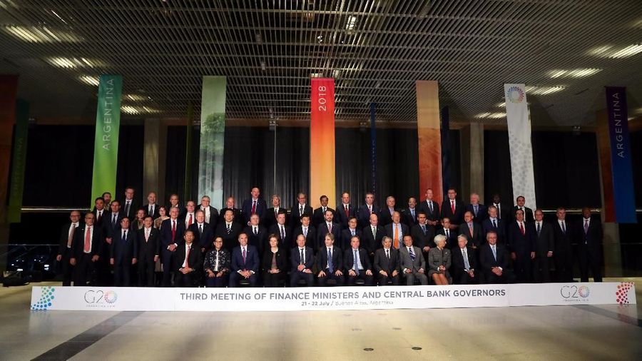 Indonesia adalah anggota G20 yang merupakan kelompok 20 negara-negara dengan ukuran ekonomi terbesar dan memiliki pengaruh sistemik bagi ekonomi dunia.