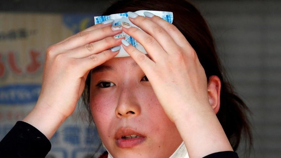 Gelombang panas ekstrem di Jepang mencapai rekor terpanas di kota Tokyo 41,1 Celcius (106 Fahrenheit).