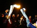 Obor Asian Games Bertemu Api Biru Kawah Ijen