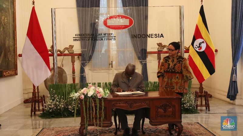 Pertemuan tersebut guna mendorong perluasan pasar dan kerja sama dengan Uganda dan Afrika Timur