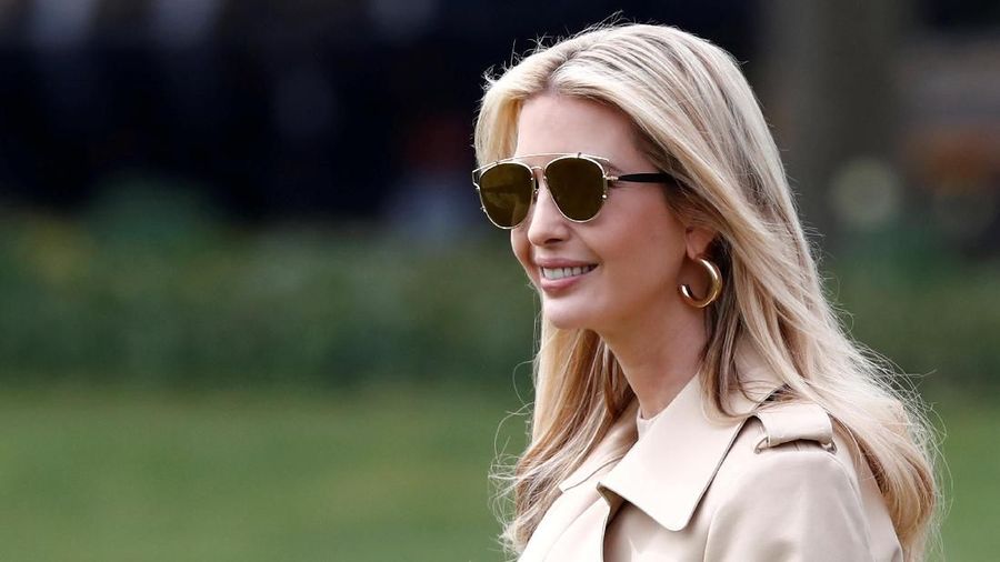 FILE PHOTO: Ivanka Trump departs the White House for a trip to Cleveland, Ohio, in Washington D.C., U.S., March 29, 2018. REUTERS/Carlos Barria/File Photo