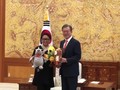 VIDEO: Diutus Jokowi, Menlu RI Temui Presiden Moon