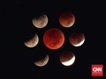 FOTO: Terpukau Pesona Gerhana Bulan Total