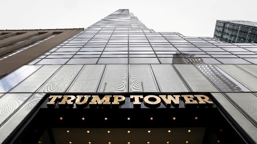 FILE PHOTO: Trump Tower on 5th Avenue is seen in New York City, U.S., April 10, 2018. REUTERS/Brendan McDermid/File Photo