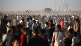 Demonstran Palestina dan Pasukan Israel Bentrok, 50 Luka