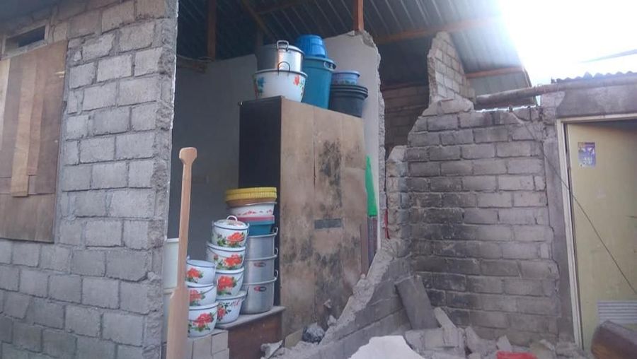 Terjadi gempa di NTB. Data sementara, tercatat puluhan rumah rusak akibat gempa tersebut.