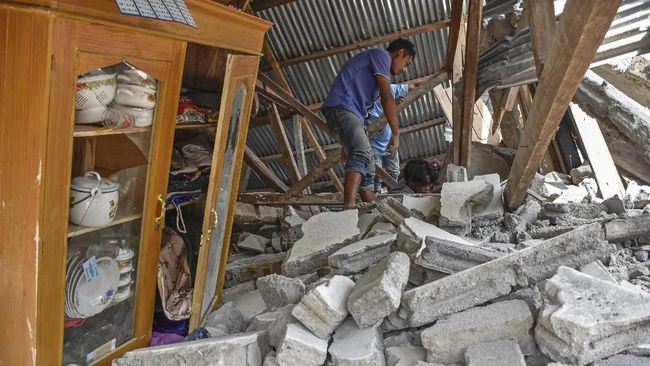 Sebanyak 228 Gempa Susulan Guncang NTB