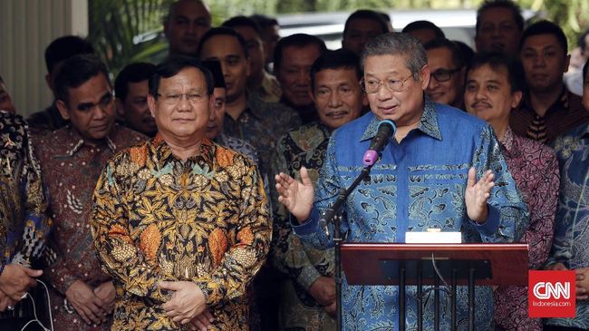 SBY: Visi-Misi Prabowo Harus Berorientasi Kepentingan Rakyat