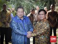 Prabowo Sambut SBY, Langsung Lakukan Pertemuan Tertutup