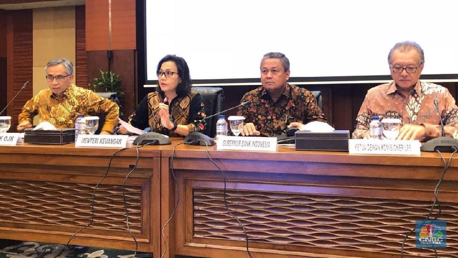 Sri Mulyani mengatakan tekanan global meningkat pada triwulan II-2018.