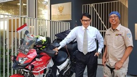 WNI Keliling Dunia dengan Motor Tiba di Jerman menuju Belanda
