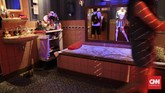 Museum itu memiliki sejumlah ruangan yang menggambarkan kondisi sesungguhnya di balik jendela para PSK, termasuk ruangan untuk menjamu pelanggan. (CNN Indonesia/Endro Priherdityo)