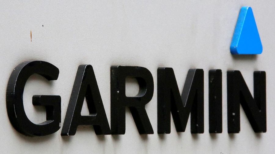 FILE PHOTO: A Garmin logo is seen outside a store in Chicago, Illinois, U.S., October 25, 2016. REUTERS/Jim Young/File Photo